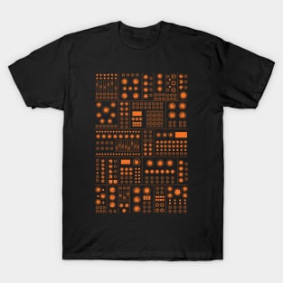 Modular Synthesizer Orange T-Shirt